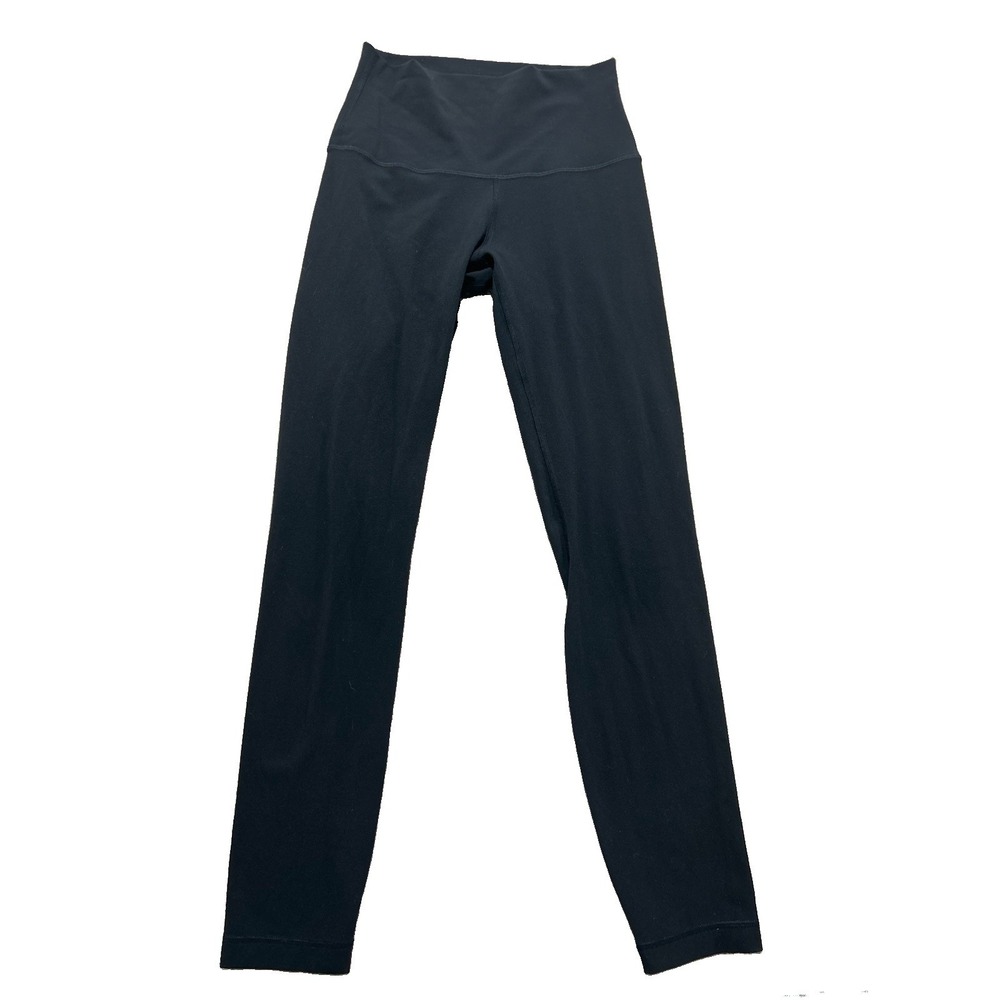 Lululemon Women's 4 Align Pant 25" Black Yoga Leggings W5CT3S - Picture 1 of 8
